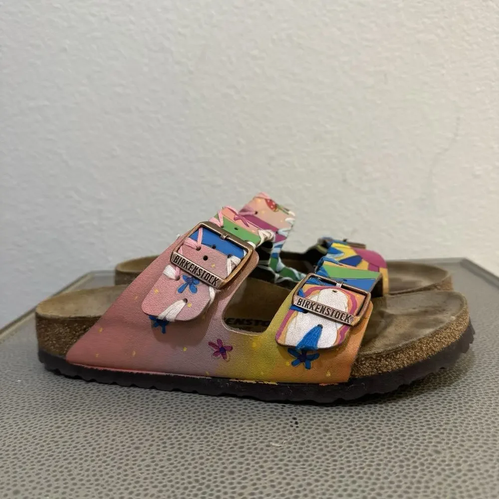 Birkenstock x Crazy World Gio Arizona Sandals Gio Giovanni Gerosa size EU 39